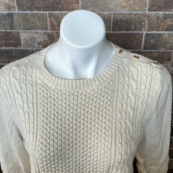 Charter Club women's sweater with shiny thread. - Picture 2 of 8